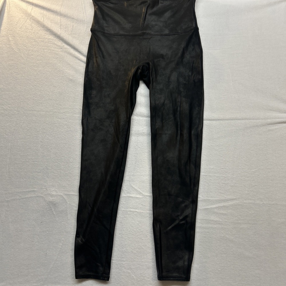 Spanx Women's Faux Leather Leggings - Black, 1XL - Style 2437P